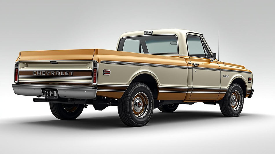 3_4 REAR SIDE VIEW OF 1971 - 1972 CHEVROLET LONG BED STEPSIDE WITH EXTENDED 12' BOX AND EXPOSED REAR FENDERS.jpg